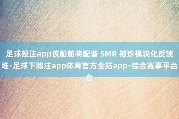 足球投注app该船舶将配备 SMR 袖珍模块化反馈堆-足球下赌注app体育官方全站app-综合赛事平台